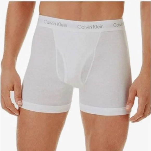 NNT 3 x calvin Klein essential comfortable logo stretch cotton boxer shorts S - Picture 1 of 2